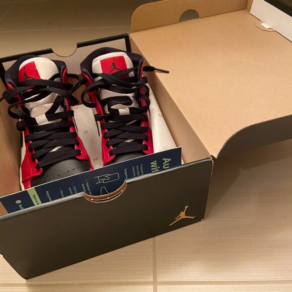 Air Jordan Chicago Mid Black Toe US 7.5 M - Picture 6 of 6